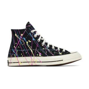 Converse Chuck 70 High Paint Splatter Sneakers – Black Green 170801C