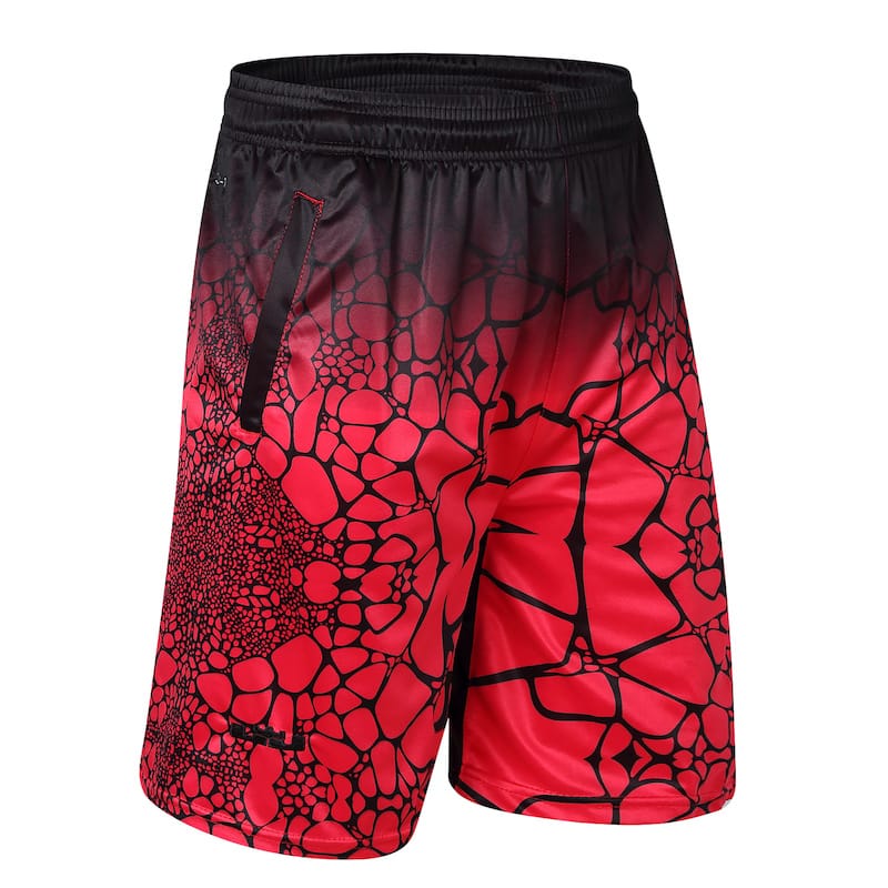 Daiong James Red Smashed Shorts 442139