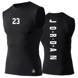 Sports jersey Daiong Jordan 23 White Undershirt Black 445289