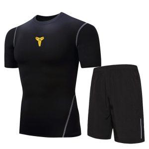 Compression Suit Daiong Kobe Black T-Shirt Set Black 438498