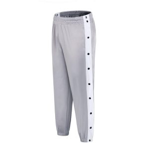 Daiong Plain Gray Button Pants 443624