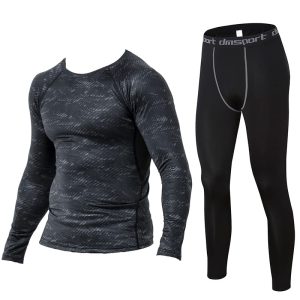 Compression Suit Daiong Snake Skin Longsleeve Set Black 438617