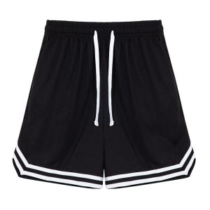 Daiong Stripes Black Short Shorts 457349