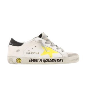 Sneakers Golden Goose Superstar Kids White Yellow G36KS301 B42