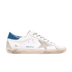 Sneakers Golden Goose Superstar White Blue Green GMF00102 F002181 10509