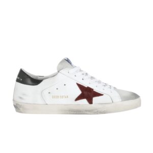 Sneakers Golden Goose Superstar White Bordeaux GMF00101 F000338 80303