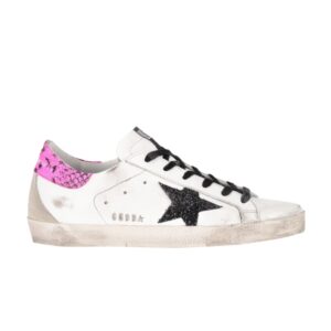 Sneakers Golden Goose Wmns Superstar Snakeskin – White Fuchsia G36WS590 S91