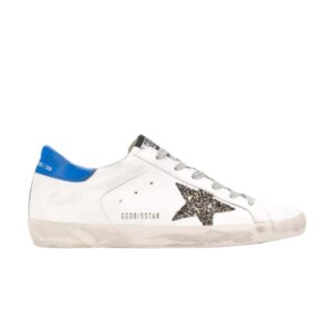 Sneakers Golden Goose Wmns Superstar White Blue Glitter G34WS590 M75