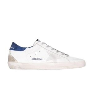 Sneakers Golden Goose Wmns Superstar White Blue Lizard G36WS590 S76