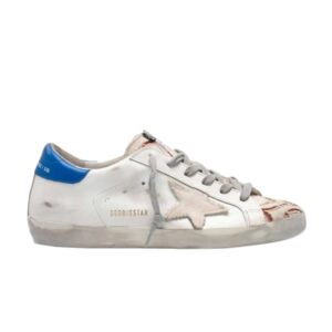 Sneakers Golden Goose Wmns Superstar White Red Blue Blue G35WS590 P83