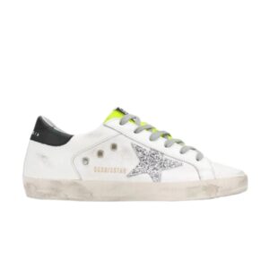 Sneakers Golden Goose Wmns Superstar White Silver Glitter G36WS590 V82