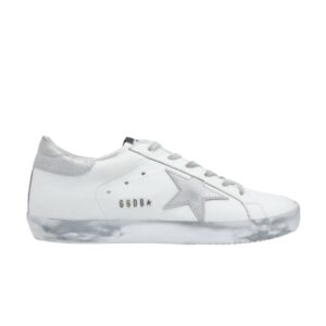 Sneakers Golden Goose Wmns Superstar White Silver Sparkle GCOWS590 E36