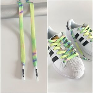 Gorilla Guard Adidas Purple-green Tie-Dye Laces 467913