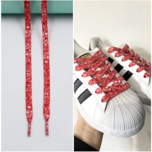 Gorilla Guard Adidas Red Paisley Laces 467868