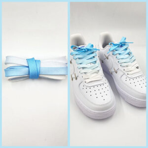 Gorilla Guard Air Force 1 '07 LX Cyan Gradient Laces 465453