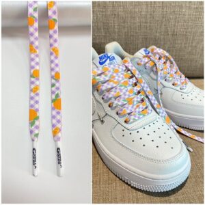 Gorilla Guard Air Force 1 '07 LX Peach Purple Laces Cream 465475