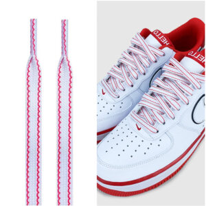 Gorilla Guard Air Force 1 White Red Red Rim Laces 465505