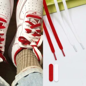 Gorilla Guard Air Force 1 White Red Red-White Laces 465485