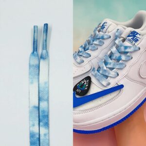 Gorilla Guard Nike Air Force 1 Cloud Tie-Dye Laces Blue 467645