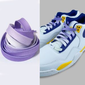 Gorilla Guard Nike Flight Legacy Purple Gradient Laces Pink 462974