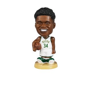 Jinduo Antetokounmpo Standing Bobblehead Figurine White 437973