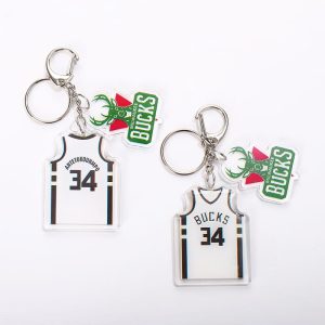 Keychain Jinduo Bucks Antetokounmpo 34 Star Keychain White 424319