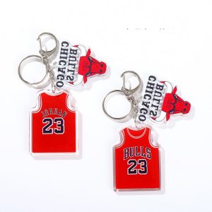 Jinduo Bulls Jordan 23 Star Keychain Black 424323