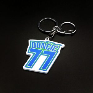 Jinduo Doncic Jersey Number Keychain Black 433982