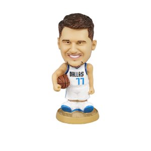 Jinduo Doncic Standing Bobblehead Figurine White 438364