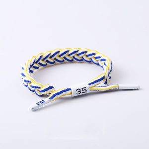 Jinduo Durant White Braided Bracelet 426009