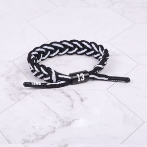 Jinduo Harden Black Braided Bracelet Black 426031