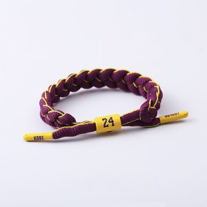 Jinduo Kobe Purple Braided Bracelet 426003