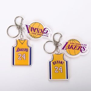 Jinduo Lakers Bryant 24 Star Keychain Black 424311