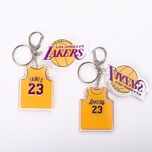 Jinduo Lakers James 23 Star Keychain Green 424329