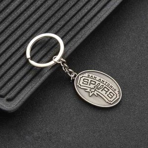 Jinduo Spurs Steel Logo Keychain 427771