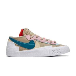 Sneakers KAWS x sacai x Nike Blazer Low Reed Grey DM7901 200