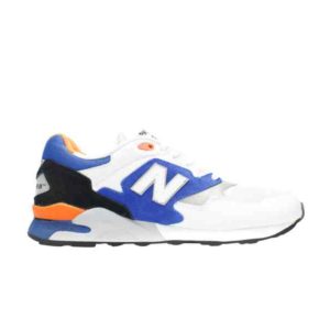 New Balance 878 White Royal Orange Sneakers ML878AAB