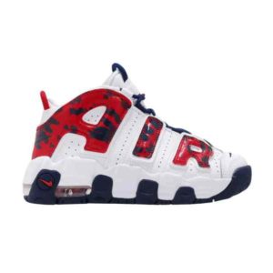 Nike Air More Uptempo PS Red Navy Camo CZ7886 100