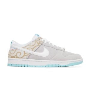 Nike Dunk Low Retro SE Barber Shop – Gray Cream DH7614 500