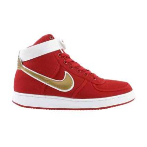 Nike Vandal Canvas Varsity Red Metallic Gold White Sneakers 305607 671