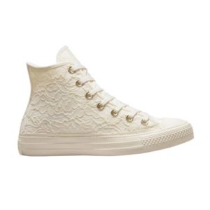 Wmns Converse Chuck Taylor All Star High Lace Sneakers – Egret A01775C