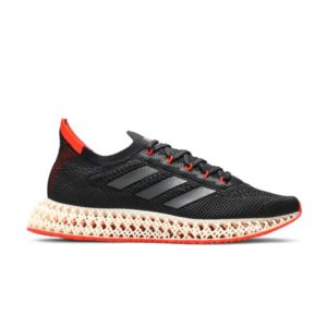 adidas 4DFWD Black Solar Red Sneakers White FY3963