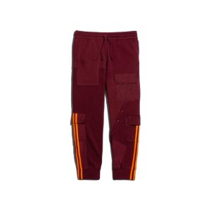 adidas Ivy Park Cargo Sweatpants Maroon/Solar Orange Grey 438675