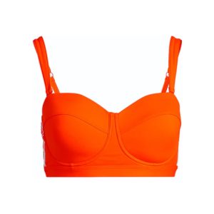 Sports swimsuit adidas Ivy Park Corset Bikini Top (Plus Size) Solar Orange White 433275