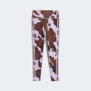 adidas Ivy Park Cow-Print Tights AOP Cow Hide/Purple Glow Grey 432623