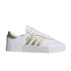 Sneakers Wmns adidas Sambarose White Gold Metallic Grey EE4681