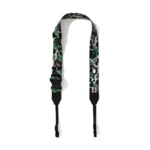 BAPE A Bathing APE ABC Camo Camera Wide Strap Green Green 474034