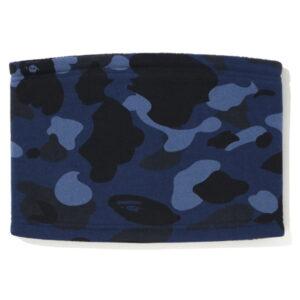 Scarf BAPE A Bathing Ape Color Camo Neck Warmer Navy Black 474807