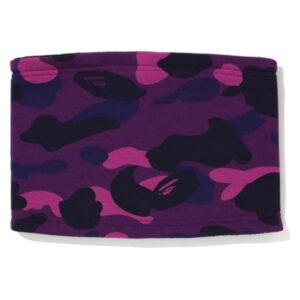 Scarf BAPE A Bathing Ape Color Camo Neck Warmer Purple Purple 474801