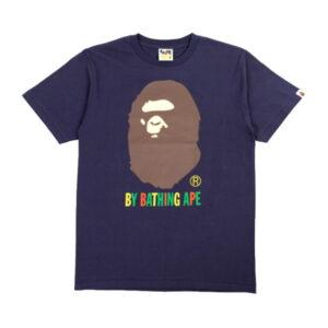 T-shirt BAPE A Bathing Ape Colors by Bathing Ape Tee Navy Black 474822